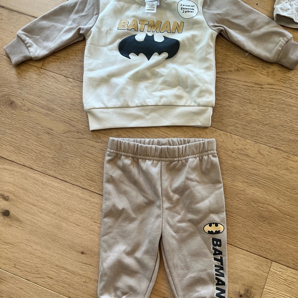 Batman Baby Sweatshirt and Pants Set